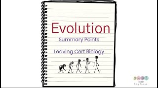 Evolution Basic outlineLeaving Cert Biology [upl. by Niels176]