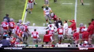 Oregon Highlights vs Washington St 9292012 [upl. by Schmeltzer555]