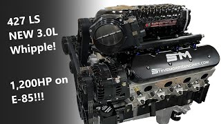 NEW 30L Whipple LS Engine Dyno 1200HP on E85 [upl. by Myrwyn]