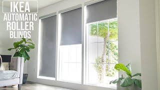 IKEA Roller Blinds Hands On Review And Install  First Impressions Of IKEA TRETUR Automatic Blinds [upl. by Lauter912]