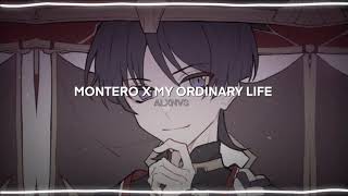 MONTERO x My Ordinary Life  Ethan Samau Mashup  Edit Audio [upl. by Leuname]