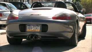 Porsche 986 Boxster 19972004  Fabspeed Maxflo Exhaust System  Revs and Pulls [upl. by Zwiebel506]