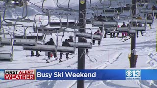 Sierra businesses are expecting a busy ski weekend [upl. by Nodroj]