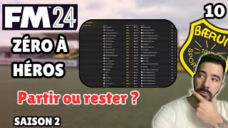 FM24 Zéro à Héros  Fin de saison  10 Football Manager 2024 [upl. by Kcirdnek]