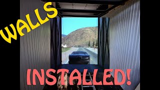 KITTs Garage Construction Started Knight Rider Semi Gets Corrugated Walls Installed [upl. by Goldina33]