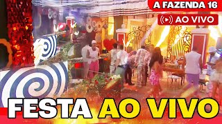 A Fazenda 16 AO VIVO Festa Sacha na Roça e Zé Love Lidera Novo Grupo Flor Chora [upl. by Norvol]