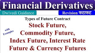 Future Contracts Types Stock Future Commodity future index future interest rate currency future [upl. by Rheims949]