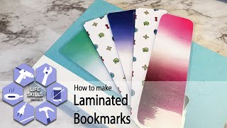 Laminated Bookmark Tutorial [upl. by Serena339]