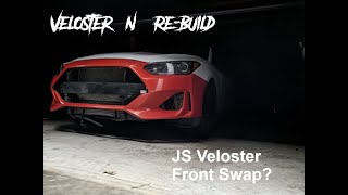 Veloster N Rebuild EP 1 Bumper Fitment [upl. by Haleelahk816]