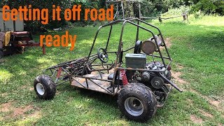 the two speed off road go kart part 6 [upl. by Ardnoid72]