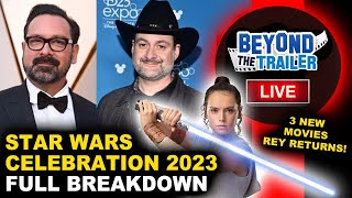 Star Wars Celebration 2023 BREAKDOWN  Daisy Ridley James Mangold Dave Filoni Movies amp more [upl. by Painter853]