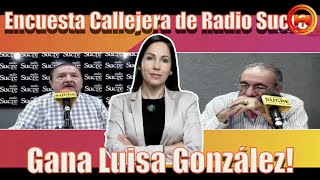 En encuesta callejera de Radio Sucre Gana Luisa Gonzalez [upl. by Garey4]