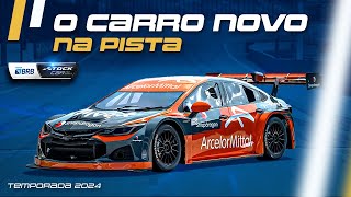 STOCK CAR 2024  NEW GENERATION NA PISTA AS PRIMEIRAS IMPRESSÕES SOBRE O CARRO DE 2025 [upl. by Anilok758]