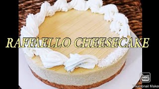 Raffaello cheesecake 💙 Raffaello cake  拉斐尔芝士蛋糕 raffaellocheesecake raffaello cheesecake [upl. by Katuscha]