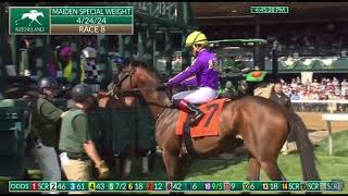 Decanted  Keeneland Race 8 Full Replay  42424 [upl. by Cyndi200]