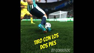 Tutorial Tiro con los DOS PIES en FC25 [upl. by Ittak]