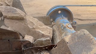 Amazing Quarry Primary Rock Crushing Machine Working  Satisfying Rock Crusher  Stone Crushing [upl. by Shanda721]