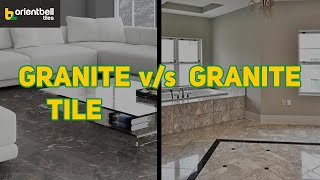 Granite vs Granite Tiles which is better  Orientbell Tiles Expert Talks [upl. by Onabru]