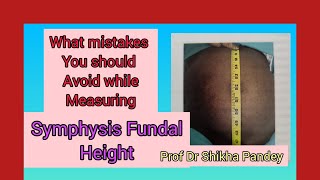 Obstetric Clinical ExaminationSymphysis fundal height How to measuresaisamarthgyneclasses [upl. by Elrak]