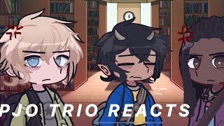 Percy Jackson Trio Reacts  Part 2 [upl. by Setsero]