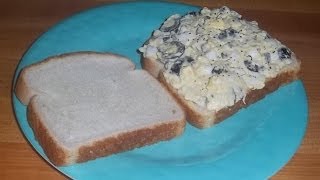 Egg and Olive SpreadAn Easy Egg Salad Sandwich Recipe [upl. by Stanislaus435]