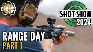 SHOT Show 2024 Range Day Part 1 [upl. by Martella]