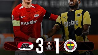 Fenerbahçe  Az Alkmaar 13  MAÇ ÖZETİ  UEFA Avrupa Ligi 202426 [upl. by Stefan751]