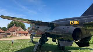 RAF Sculthorpe Heritage centre Sepecat GR3 Jaguar XZ394 plane [upl. by Mcarthur]