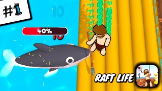 FUN GAME  RAFT LIFE GAMEPLAY1  WALKTHROUGH [upl. by Anaerdna]