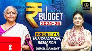 Budget 202425  ⁠⁠PRIORITY 8 INNOVATION RESERACH amp DEVELOPMENT  Trijya Maam  Tathastu ICS [upl. by Cirilo]