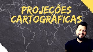 PROJEÇÕES CARTOGRÁFICAS  GEOGRAFIA [upl. by Junina]