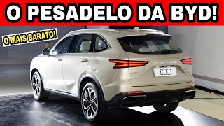 A RESPOSTA DA GWM PARA A BYD NOVO SUV MÃ‰DIO TEM LUXO DE SOBRA E 1200 KM DE AUTÃ”NOMIA [upl. by Aivax255]