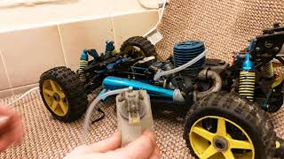 How to restore  fix your old nitro rc car PART 2 [upl. by Adnoral679]