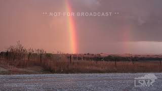 10212024 Phillipsburg KS  Hail Covering The Highway Lightning and Storm Structure [upl. by Eissert]