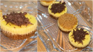 Mini Cheesecake Recipe 😍 Easy Cheesecake Recipe by Kitchen With Fiza [upl. by Sussna]