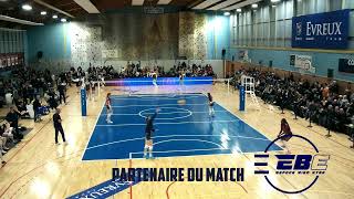 Evreux VB face à EC Orléans  Saison 20242025 [upl. by Idolla]