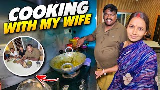 Aaj Banaenge Navratri Special Palak Paneer With My Wife 🔥  Wife se Ladai Ho Gaya  vlog [upl. by Giulio551]