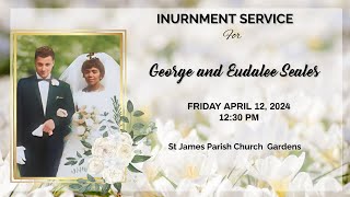 Inurement Service for George and Eudalee Seales [upl. by Atilal]