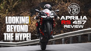 Aprilia RS 457 Road Review  The Million Dollar Question  Sagar Sheldekar Official [upl. by Ainez]