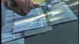 Nailing shingles  GAF Instructional [upl. by Leraj]