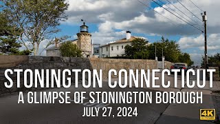 Stonington Connecticut  A Glimpse of Stonington Borough in 2024 [upl. by Ehr]