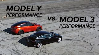 Performance Model 3 VS Performance Model Y  Handling Acceleration amp Efficiency  Can the Y Keep Up [upl. by Barbe]