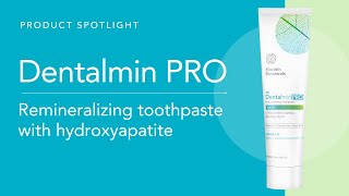 Dentalmin PRO Natural Hydroxyapatite Toothpaste for Stronger Whiter Teeth [upl. by Chadburn766]