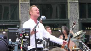 Sting performs quotEnglishman In New Yorkquot live in NYC [upl. by Georgeta]