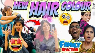 VEETIL PARAYATHE NEW HAIR COLOR AGAIN🩷🤣  Family Reaction🤣  thejathangu😉 [upl. by Garap]