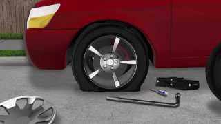 How To Change a Flat Tire [upl. by Yeldnarb]