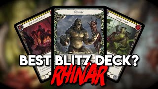 Is Rhinar The BEST Blitz Deck  Flesh and Blood TCG Deck Guide [upl. by Obadiah]