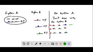 Suppose two systems each composed of three particles represented by circles have 30 J of total ene [upl. by Eerrehs]