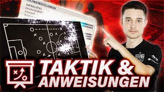 FIFA 18 TOP 100 INDIVIDUELLE TAKTIK  ANWEISUNGEN [upl. by Yanej]