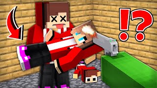 Mikey fired THE FATAL SHOT at JJ FAMILY in Minecraft Challenge  Maizen [upl. by Sachsse]